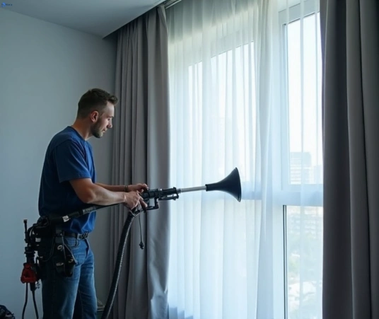 Professional curtain stain removal process equipment Matty Curtain Cleaning seaford-vic