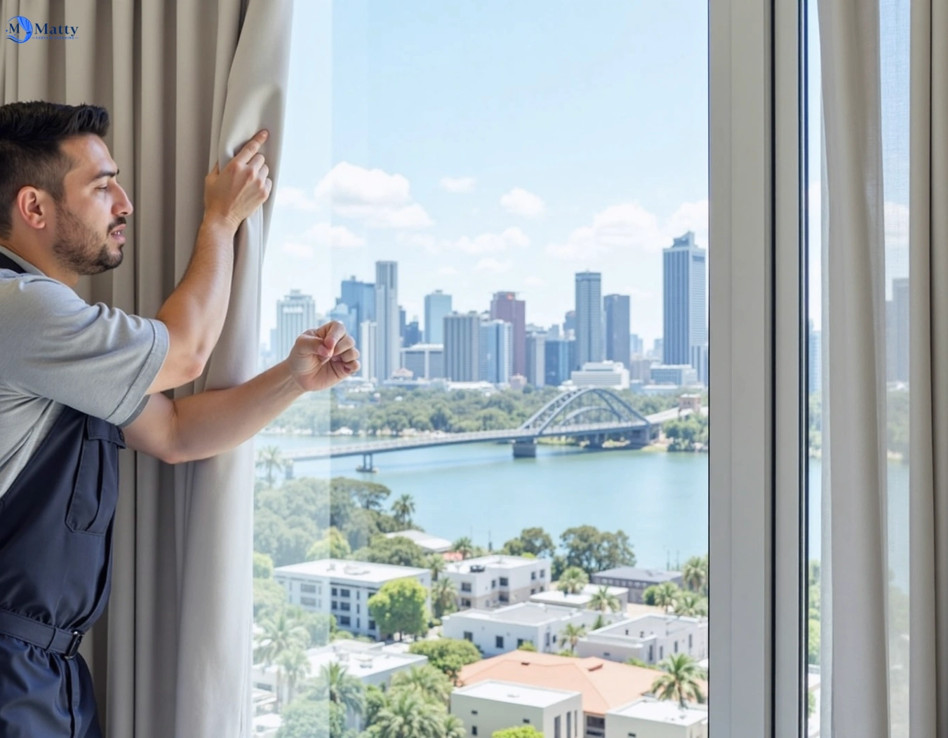 Professional curtain steam cleaning service seaford-vic QLD by Matty Curtain Cleaning